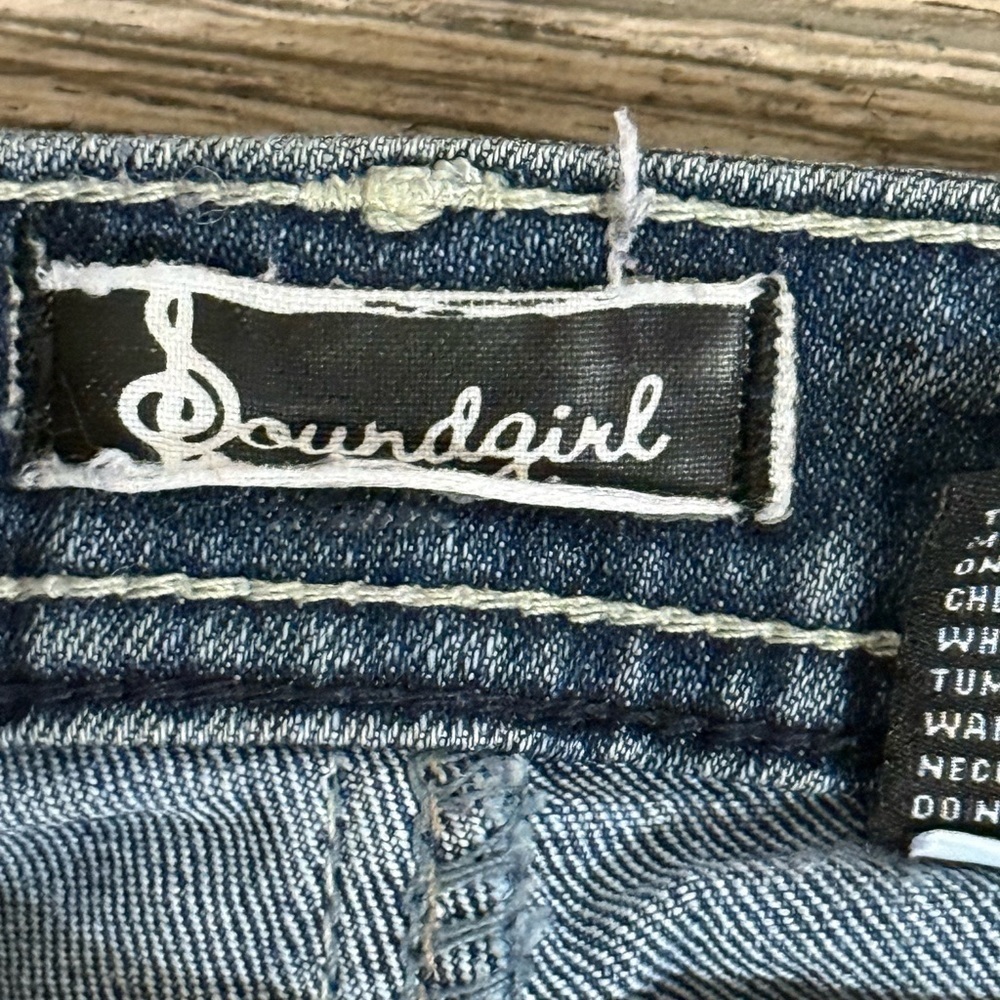 Soundgirl Dark Blue Skinny Jeans - Picture 5 of 12